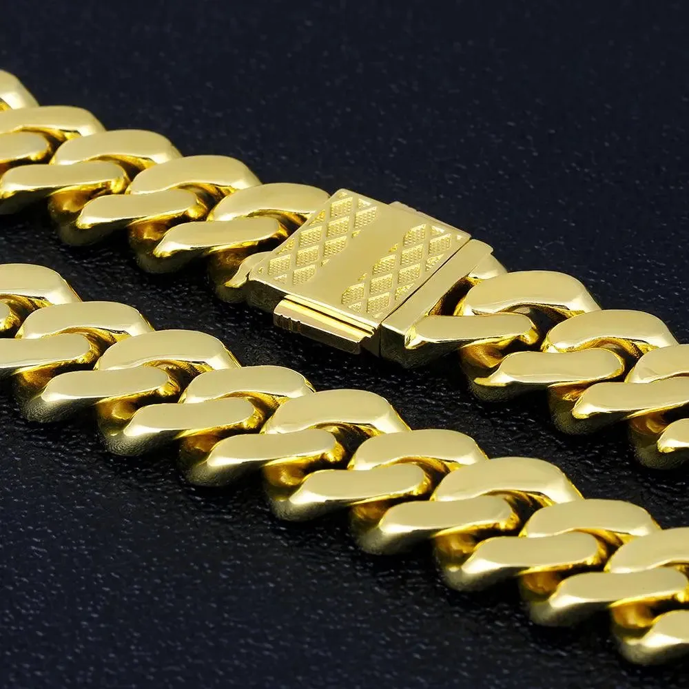 12mm Iced Out Cuban Link Necklace