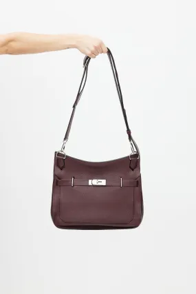 2008 Prune Togo Jypsiere 34 Crossbody Bag
