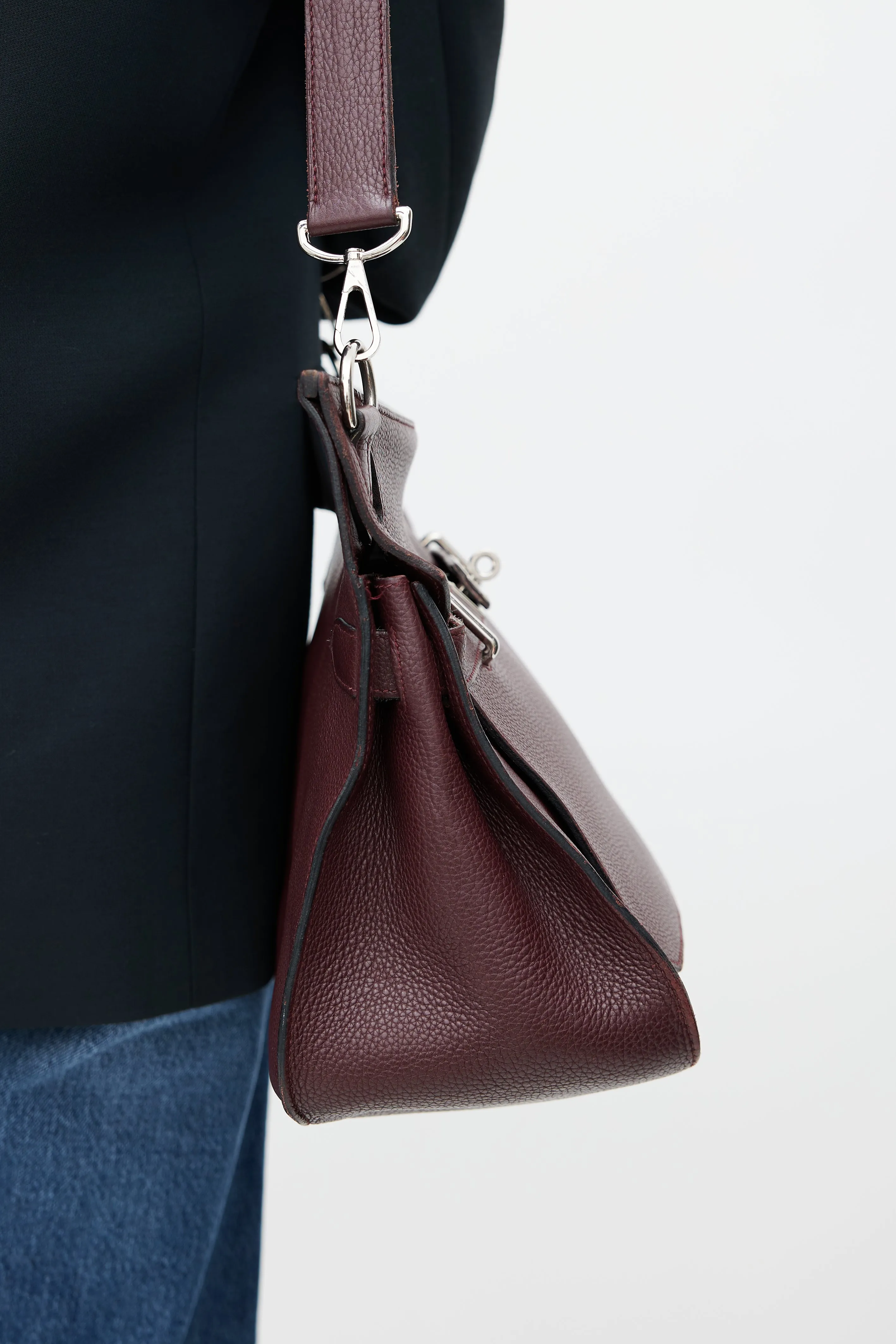 2008 Prune Togo Jypsiere 34 Crossbody Bag