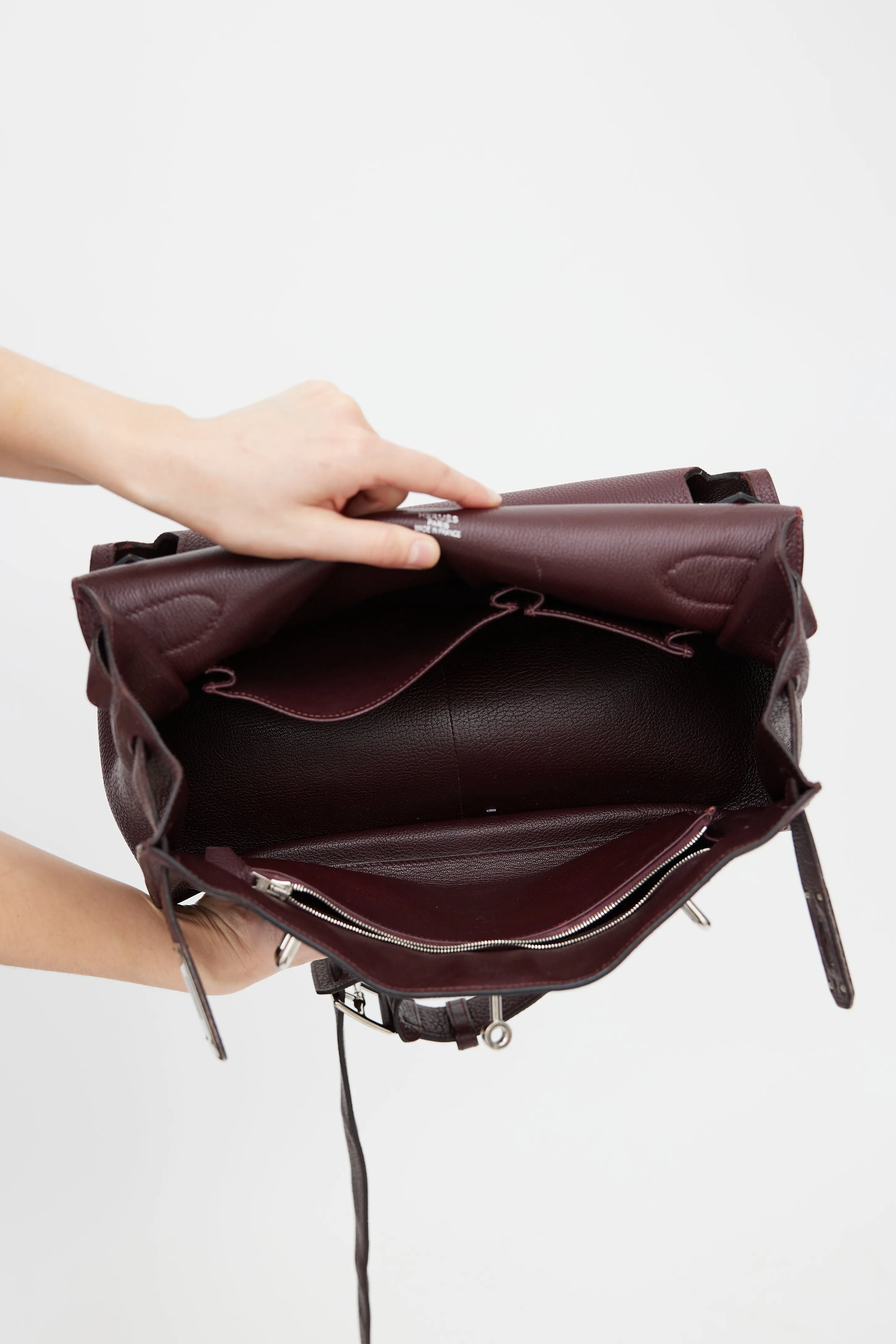 2008 Prune Togo Jypsiere 34 Crossbody Bag