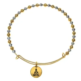 Beaded Buddha Charm Bangle (Reboot)