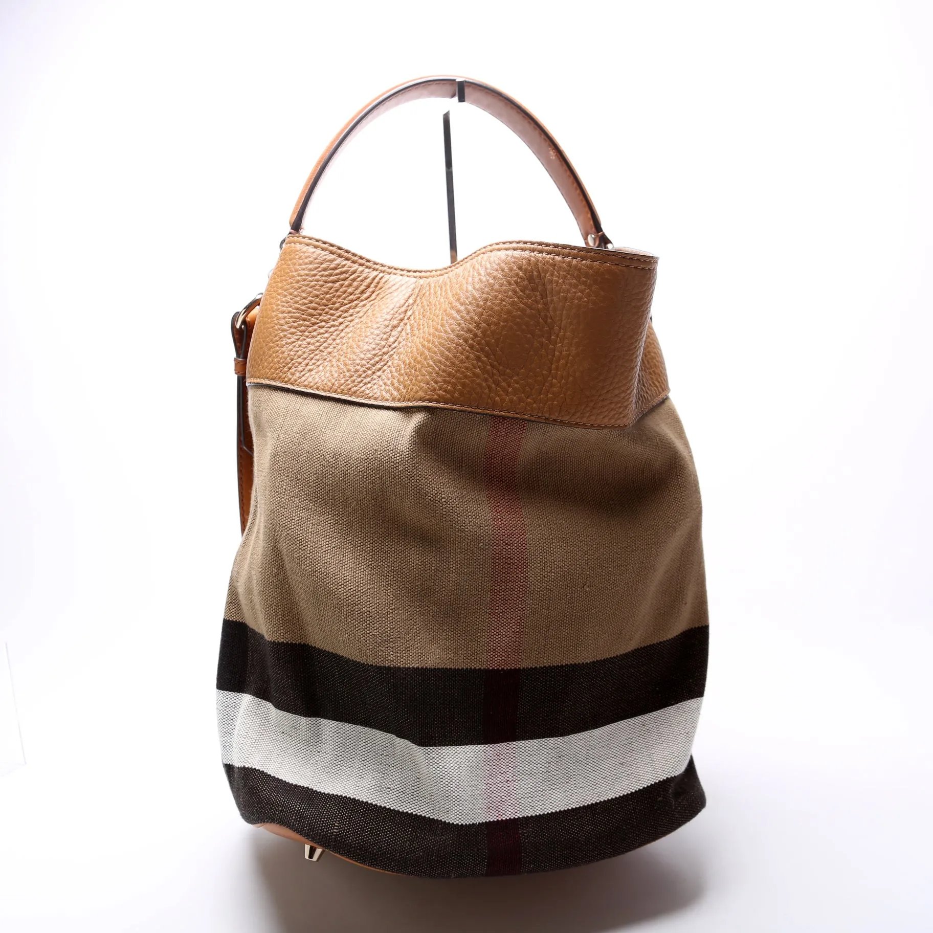 Canvas Mega Check Ashby Hobo Medium