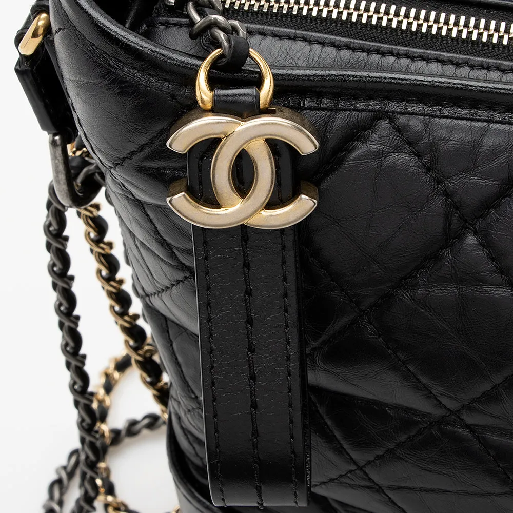 Chanel Aged Calfskin Gabrielle Medium Hobo (SHF-20633)