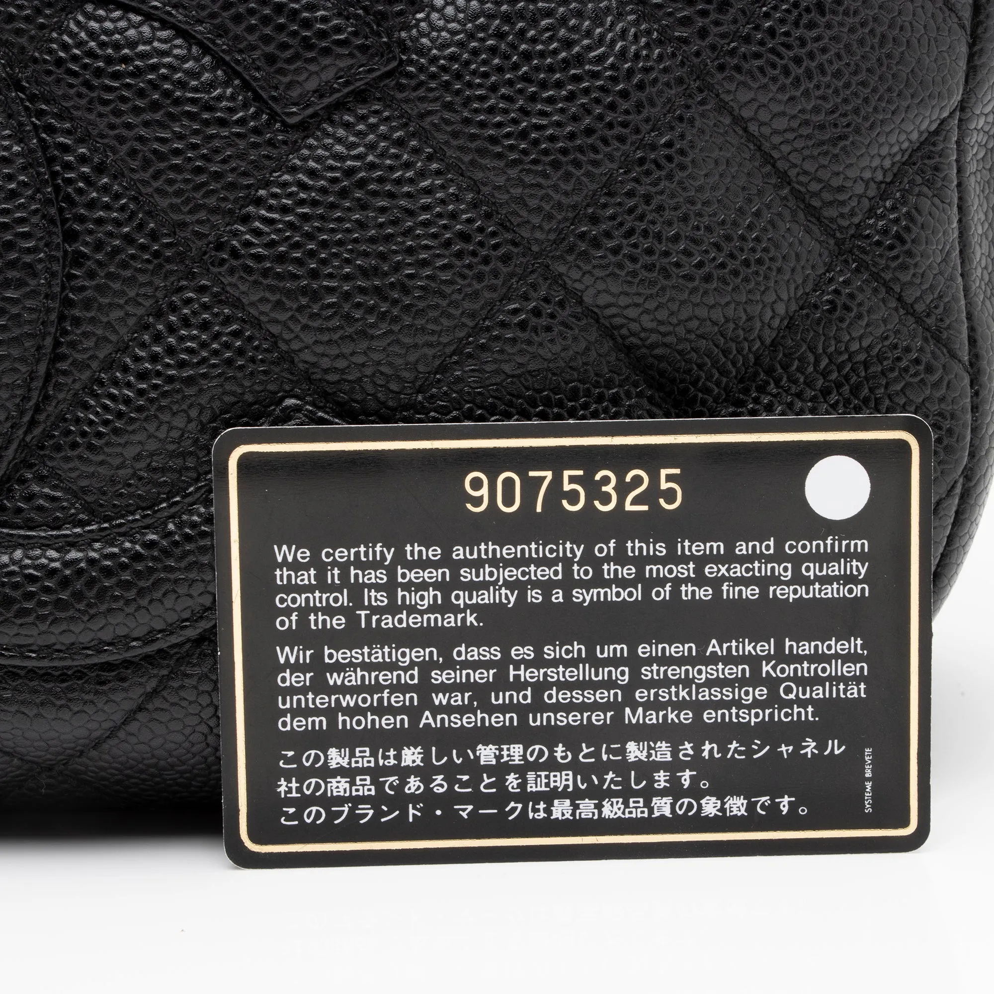 Chanel Caviar Leather Timeless CC Hobo (SHF-fu7h3a)