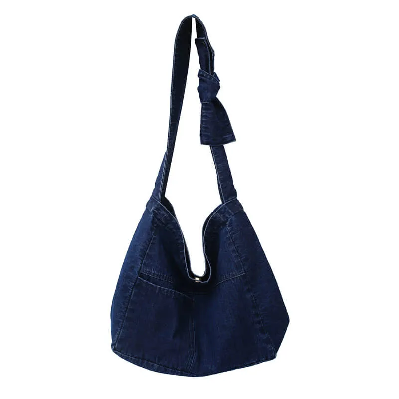 Denim crossbody bag