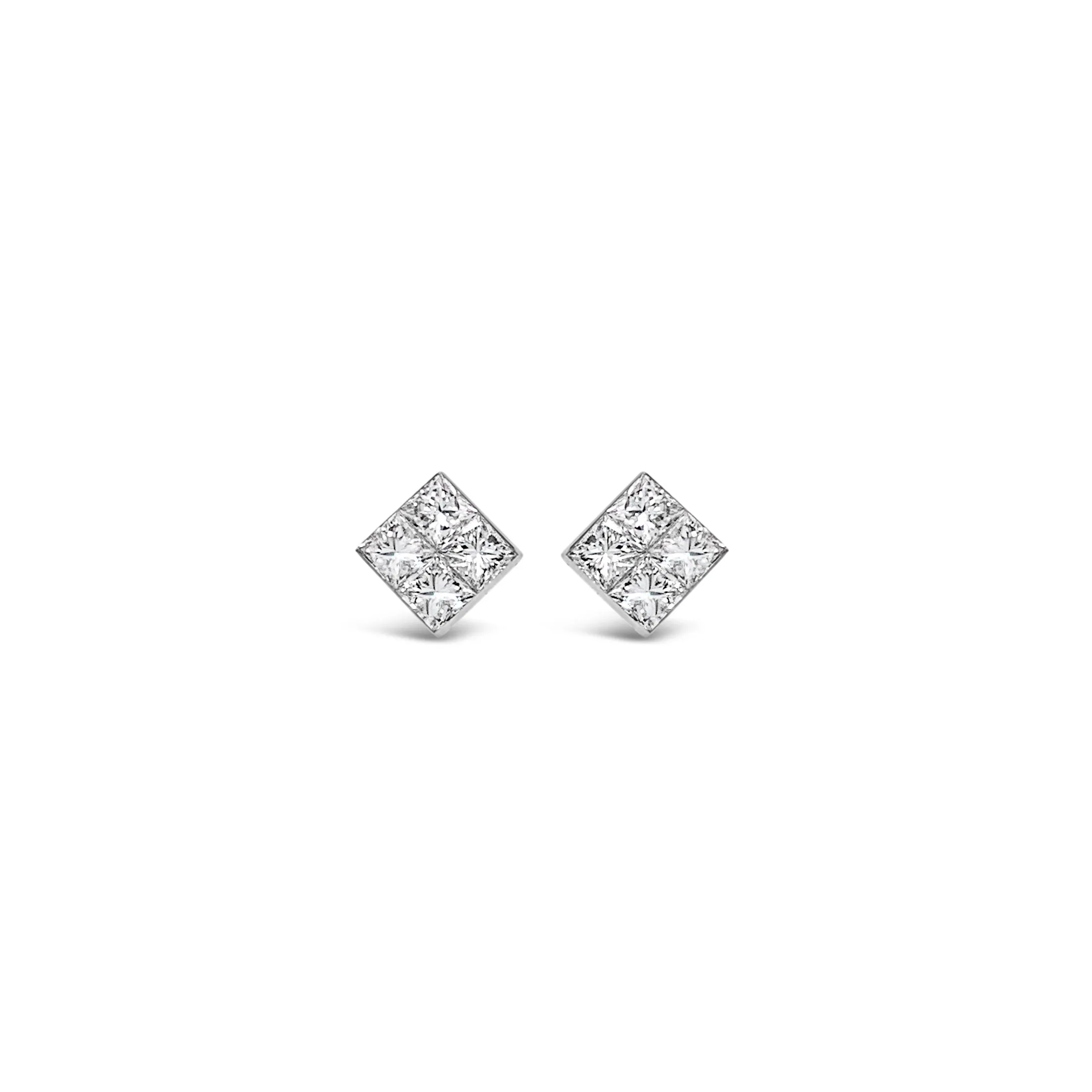 Diamond Invisible-Set Studs