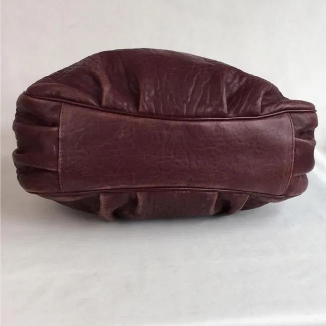 Fendi Shoulder Bag Multiple Hobo Mia Compartment Style Purple With Gold Suede And Leather Satchel