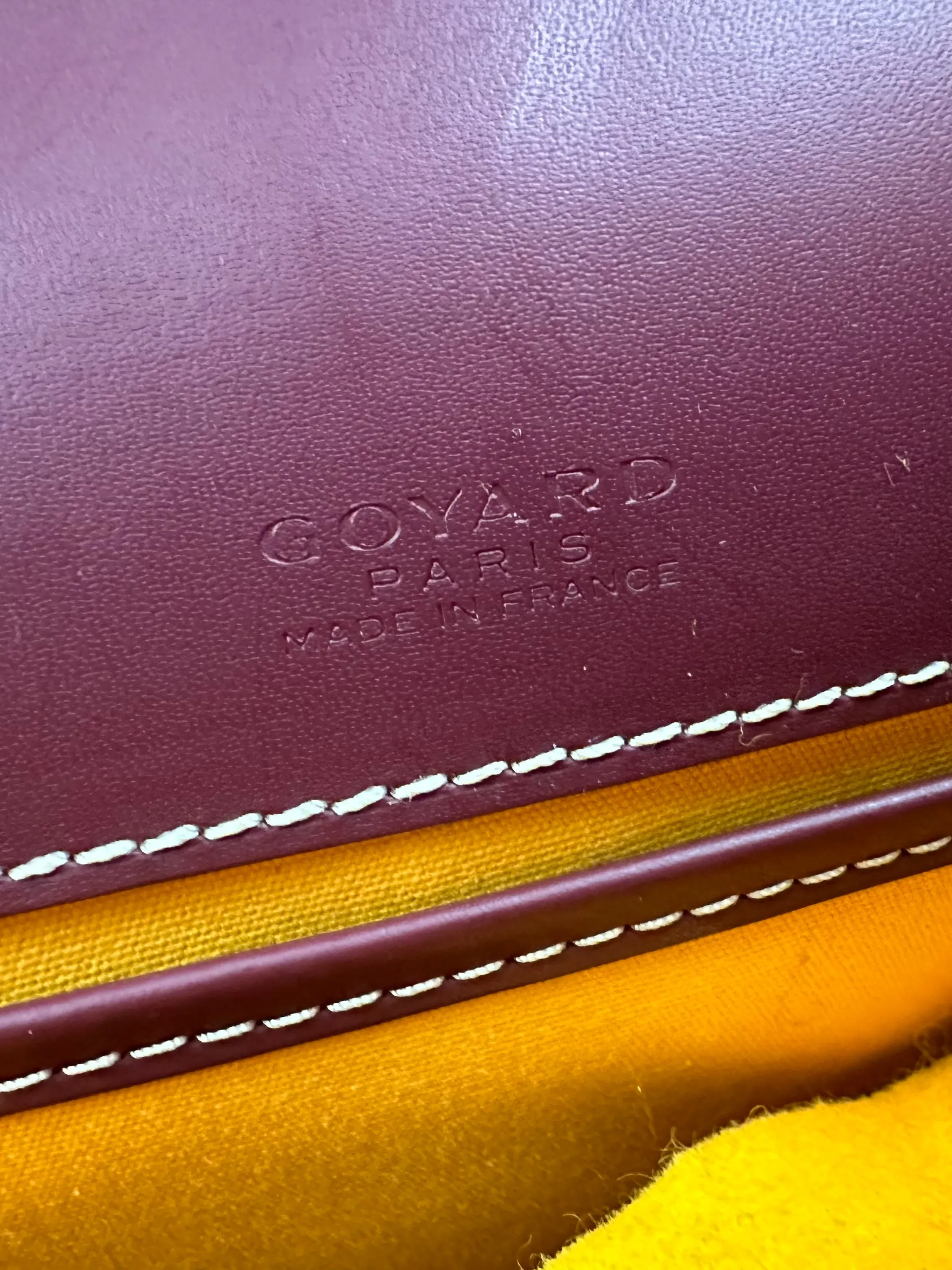Goyard Burgundy Belvedere Messenger Bag