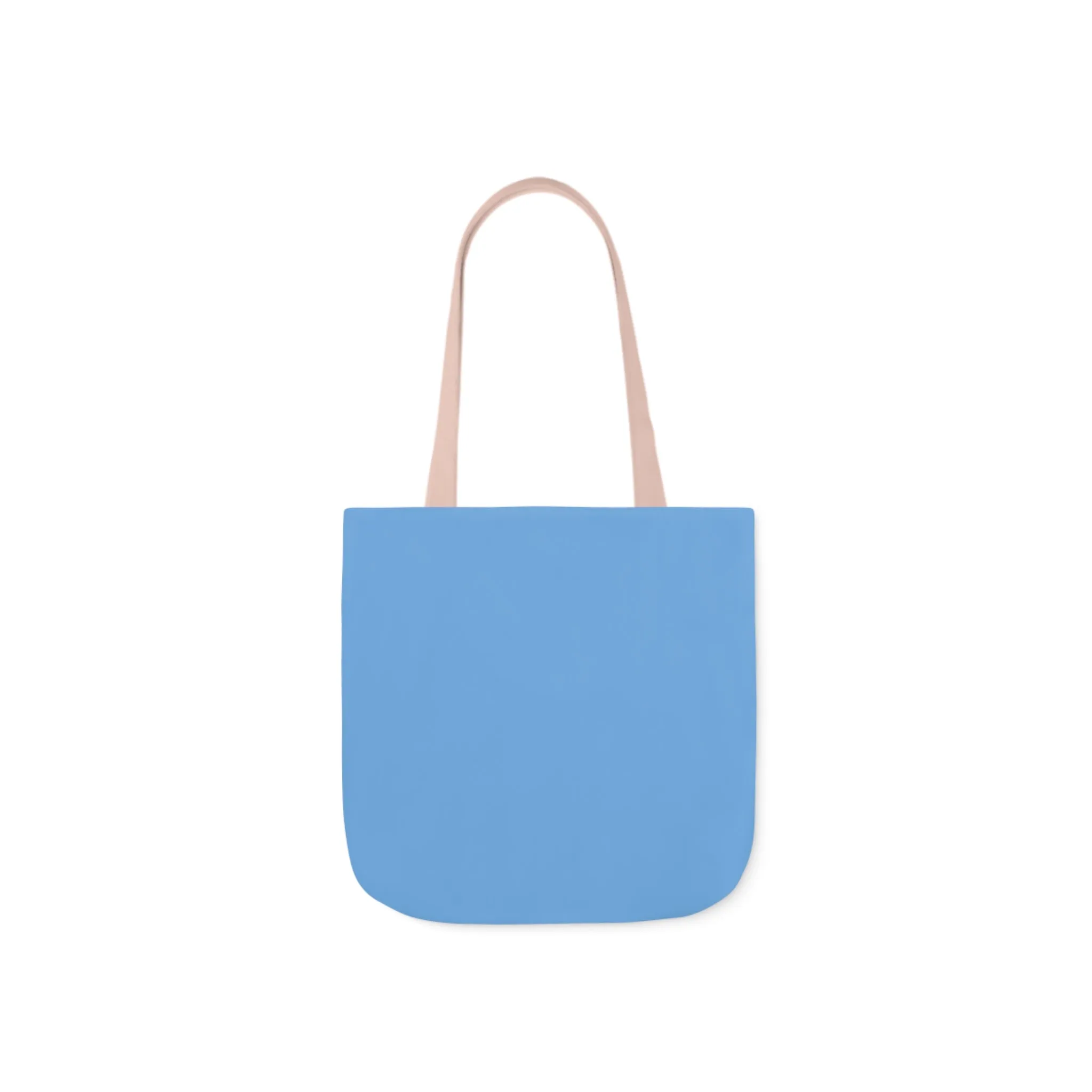 Merry Rxmas Polyester Canvas Tote Bag (Blue)