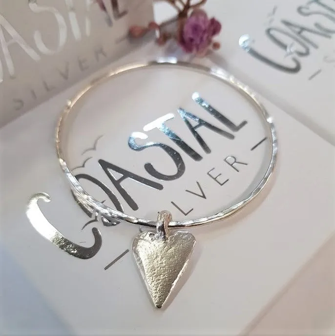Vintage Heart Bangle