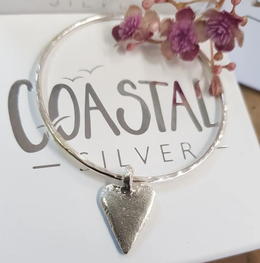 Vintage Heart Bangle