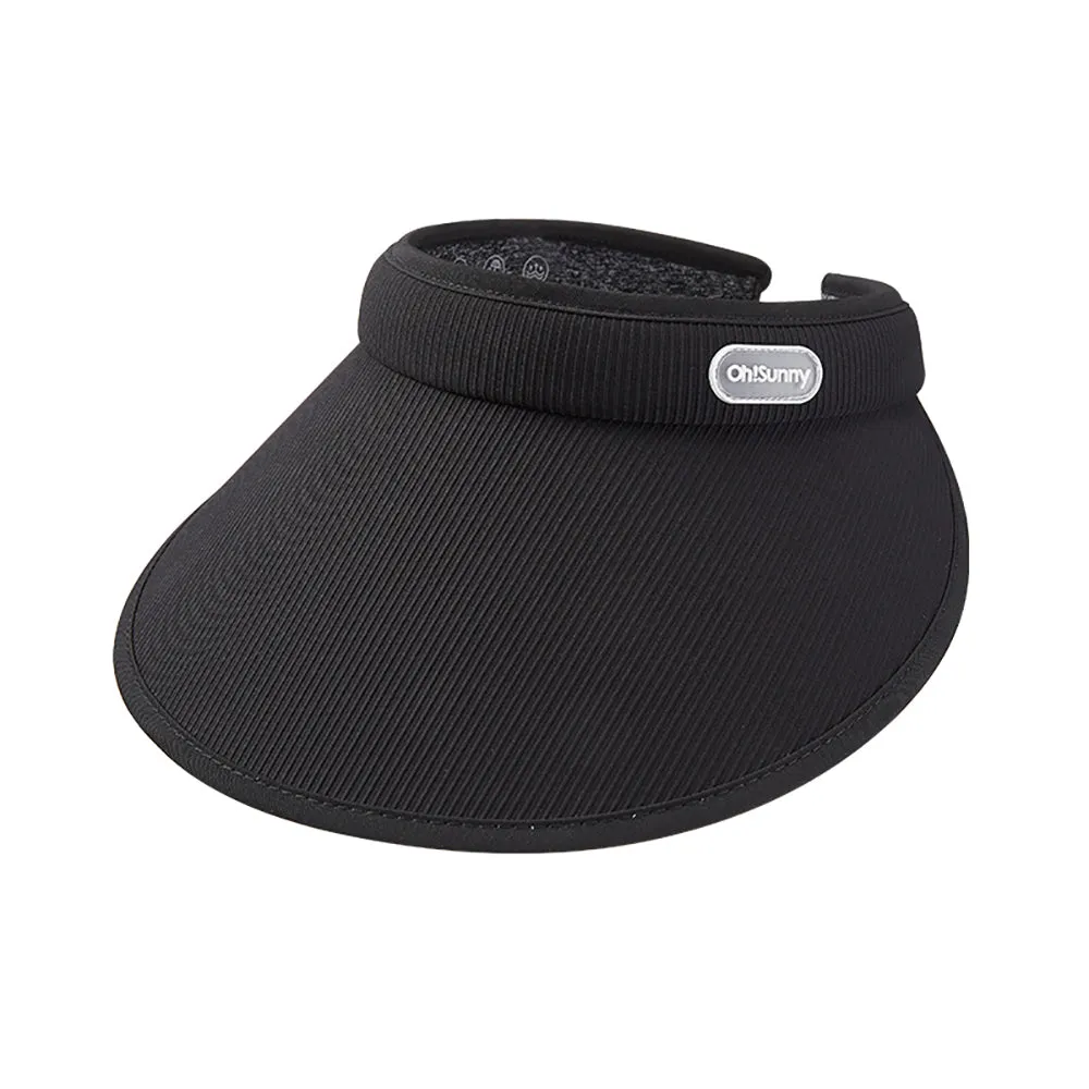 Women' Empty Top Large Brim Sun Visor Hat UPF50 