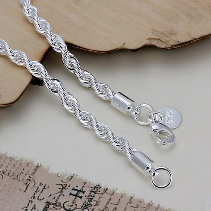 Women's Silver Plated 925 Bracelet