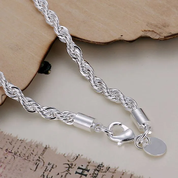 Women's Silver Plated 925 Bracelet